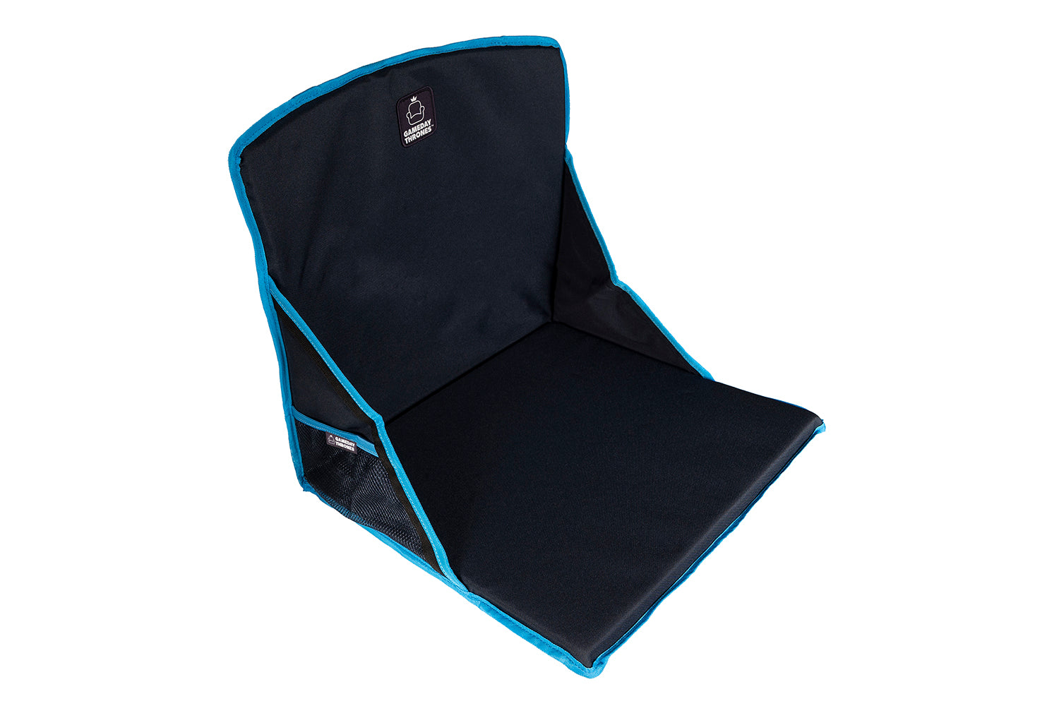Gameday Throne™ - Cushioned Base + Back Support - The Icebreaker (Navy/Blue)