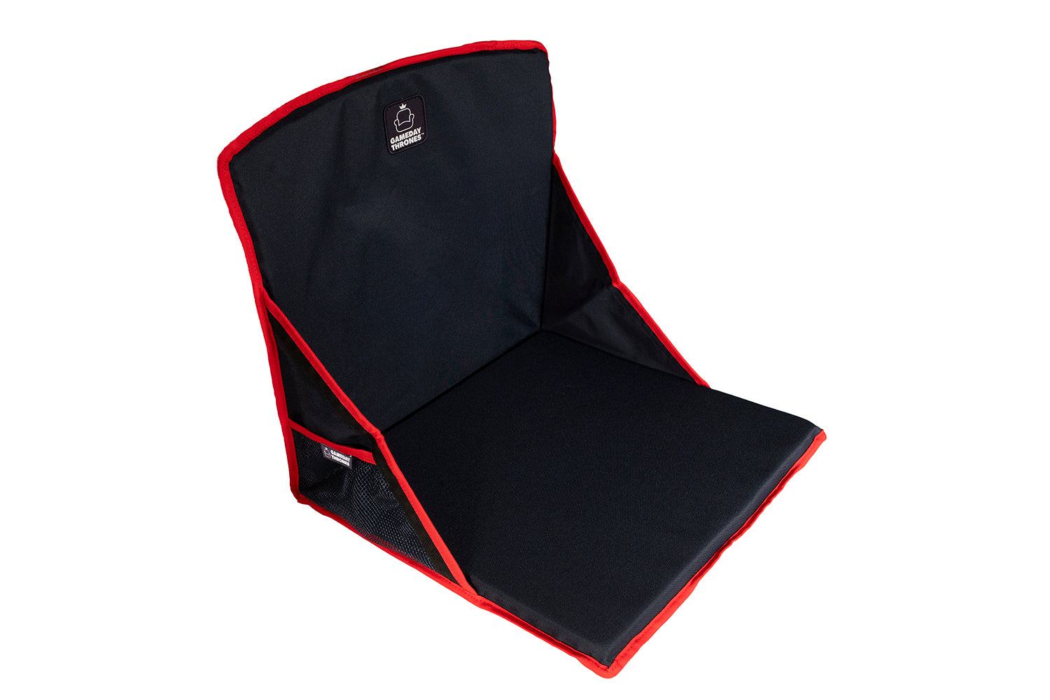 Gameday Throne™ - Cushioned Base + Back Support - The Gamebreaker (Navy/Red)
