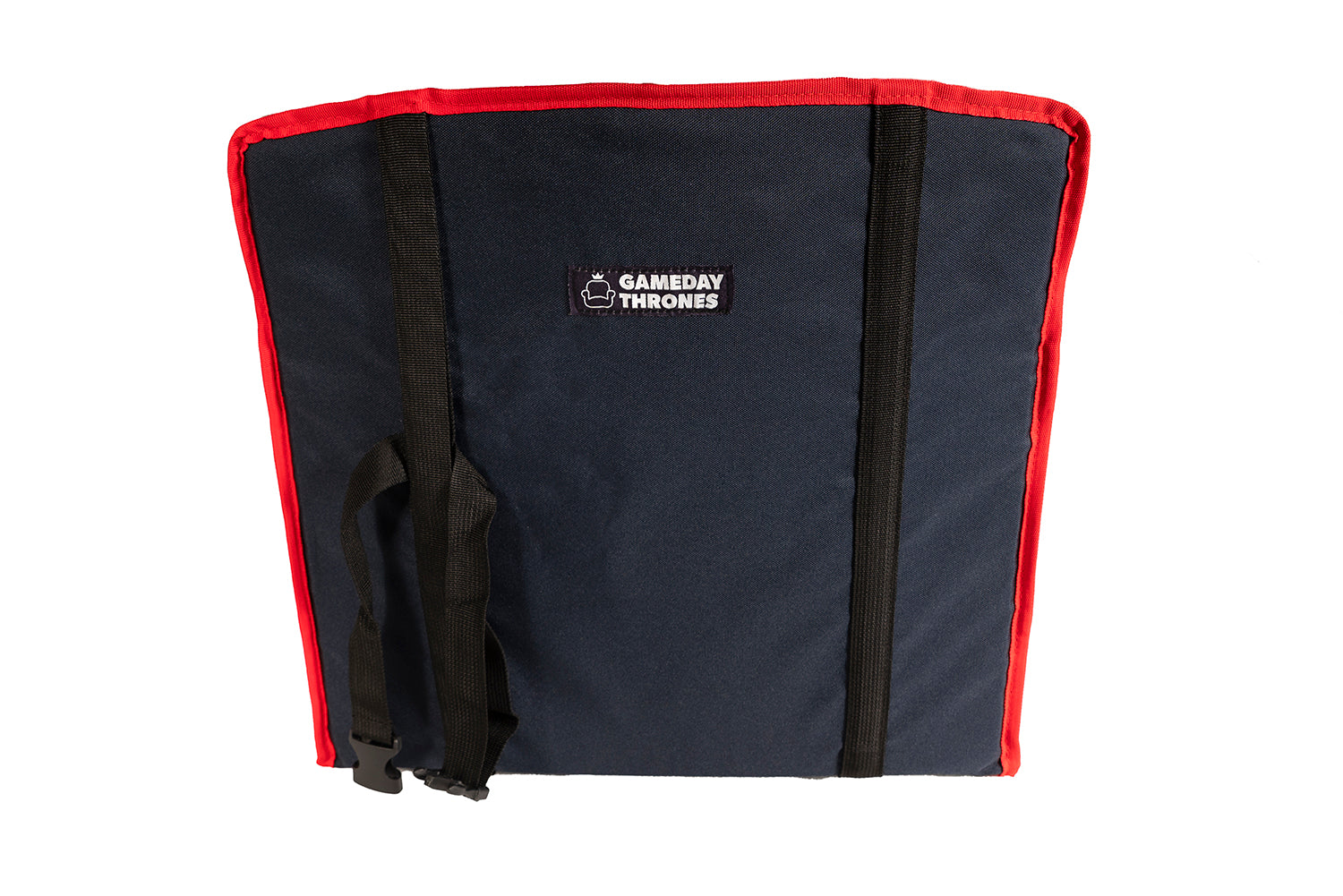 Gameday Throne™ - Cushioned Base + Back Support - The Gamebreaker (Navy/Red)