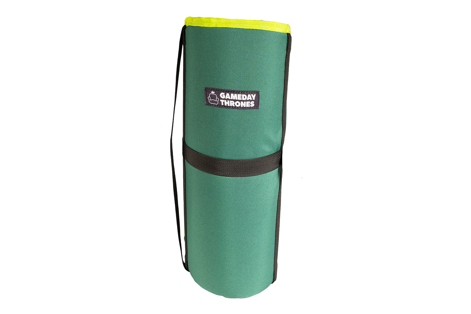 Gameday Throne™ - Cushioned Base + Back Support - The Green Machine (Green/Lime)